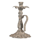 Sfesnic lumanari metal gri vintage Ø 15x23 cm