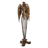 Figurina Inger metal maro 17x15x54 cm