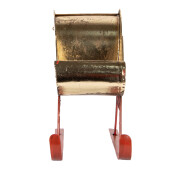 Saniuta decorativa Craciun metal multicolor 38x15x28 cm