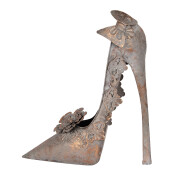 Decoratiune Pantof metal cupru 32x12x36 cm