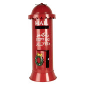 Cutie Postala Craciun metal multicolor Ø 19x52 cm