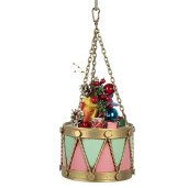 Decoratiune Craciun Toba metal multicolor Ø 12x16/27 cm