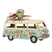 Macheta Microbuz metal multicolor 17x7x11 cm