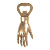 Desfacator sticle metal auriu 11x2x4 cm