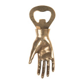 Desfacator sticle metal auriu 11x2x4 cm