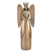 Figurina Inger metal auriu 17x10x46 cm