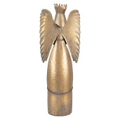 Figurina Inger metal auriu 17x10x46 cm