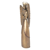 Figurina Inger metal auriu 17x10x46 cm