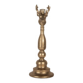 Sfesnic lumanare metal auriu Ren Ø 14x40 cm