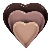 Set 3 tavi decorative metal (3) Ø 24x1 / Ø 19x1 / Ø 13x1 cm