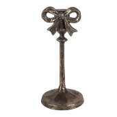 Sfesnic lumanare metal auriu Ø 9x20 cm