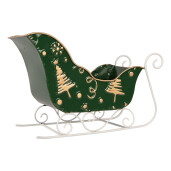Sanie Craciun metal multicolor 35x15x23 cm