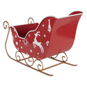 Sanie Craciun metal multicolor 29x13x19 cm