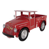 Camioneta Craciun metal multicolor 42x18x19 cm