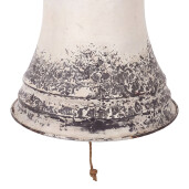 Clopotel Craciun metal alb gri vintage Ø 42x46 cm