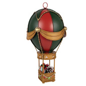 Balon Zburator Craciun metal multicolor  Ø 12x27 cm