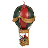 Balon Zburator Craciun metal multicolor  Ø 12x27 cm