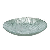 Bol sticla verde 40 x 8 cm