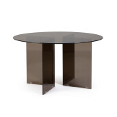 Masa sticla amber Iride Ø130x75h