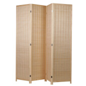 Paravan decorativ bambus natur 200 x 180 cm