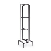 Suport haine, expozor otel negru Remi 45x45x187h