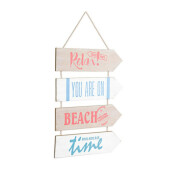 Decoratiune perete mdf multicolor Beach 30x1,2x43h