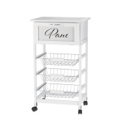 Carucior servire mdf ceramica 47 x 37 x 85 cm