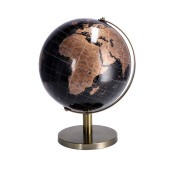 Glob Pamantesc decorativ negru auriu 21 x 28 cm