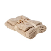 Set 2 prosoape baie bumbac bej 40 x 55, 55 x 100 cm