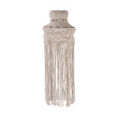 Abajur lustra bumbac natur  30 x 90 cm, E27