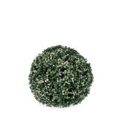Sfera Buxus artificial cu flori Ø 33 cm