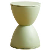 Taburet plastic verde Abram 30x30x42 cm