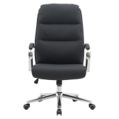 Scaun birou negru crom Admon 58x65x102/108 cm