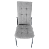 Scaun tesatura gri metal Adora 46x56x99 cm