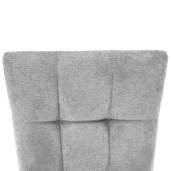 Scaun tesatura gri metal Adora 46x56x99 cm