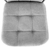 Scaun tesatura gri metal Adora 46x56x99 cm
