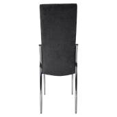 Scaun tesatura gri crom Adora 46x56x99 cm
