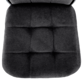 Scaun tesatura gri crom Adora 46x56x99 cm
