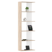 Raft pardoseala DTD laminat stejar sonoma alb Agatio 60x25x180 cm