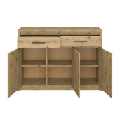 Comoda PAL stejar artisan Airon 125.4x36.2x91.2 cm