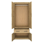 Dulap PAL stejar artisan Airon 86.6x50.2x210.6 cm