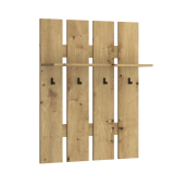 Cuier perete PAL stejar Artisan Airon 80x23x100 cm
