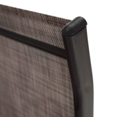 Scaun gradina maro Aldera 54x72x96 cm