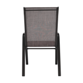 Scaun gradina maro Aldera 54x72x96 cm