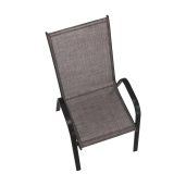 Scaun gradina maro Aldera 54x72x96 cm