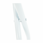 Scaun pliabil metal mdf alb Amadeo 30x47 cm