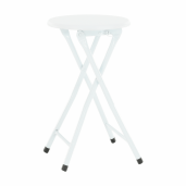 Scaun pliabil metal mdf alb Amadeo 30x47 cm