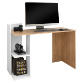 Birou stejar artisan alb Andreo 120x52x87.5 cm