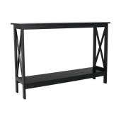 Consola mdf negru Apolos 120x30x80 cm 