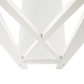 Consola, din mdf alb, Apolos, 120x30x80 cm